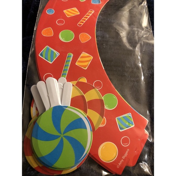 Candy Cupcake Topper Candy Party Cupcake‎ Picks Cupcake Wrappers 12ct - Picture 2 of 2